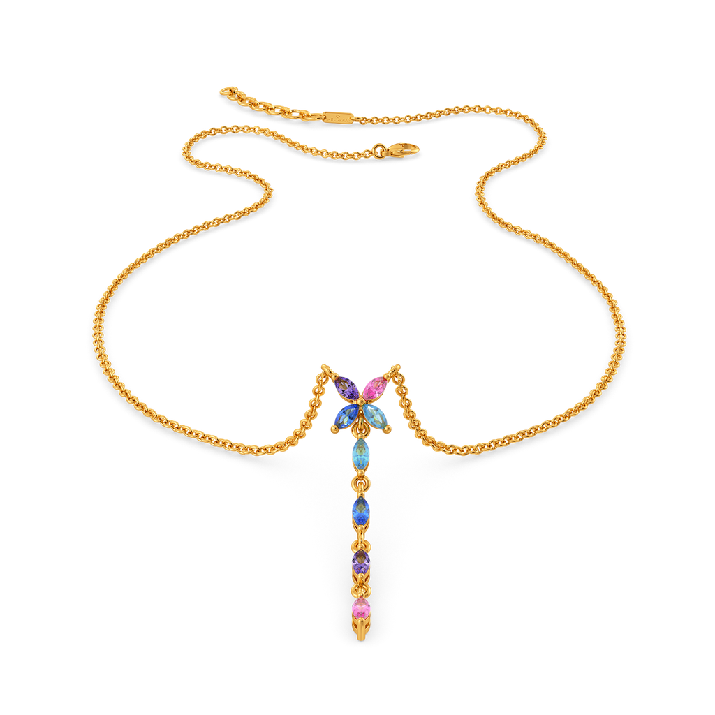 Sky Halo Gemstone Necklaces