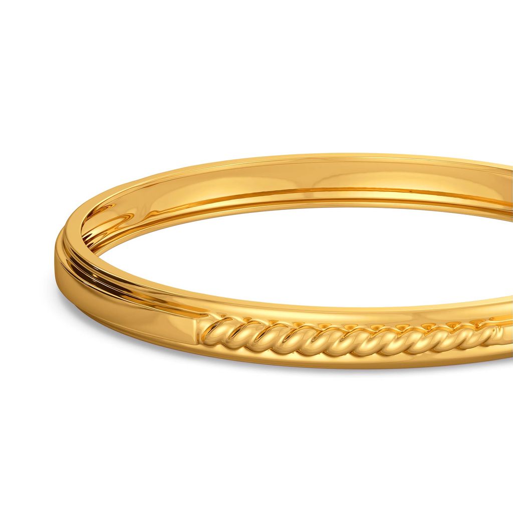 Boho Twists Gold Bangles