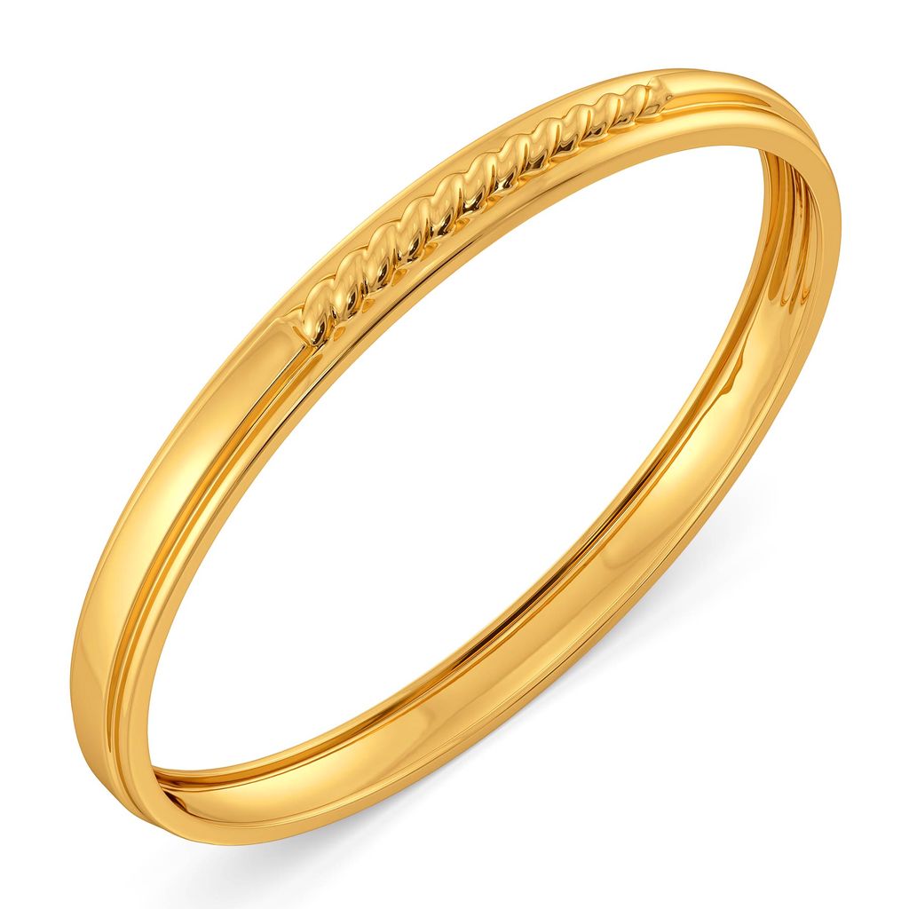 Boho Twists Gold Bangles