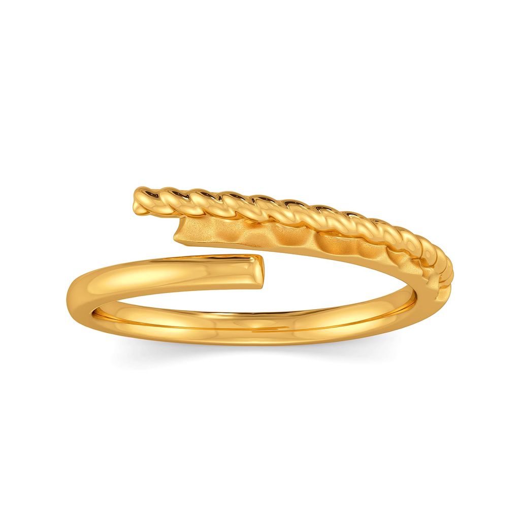Eclectic Edge Gold Rings alternate view 2