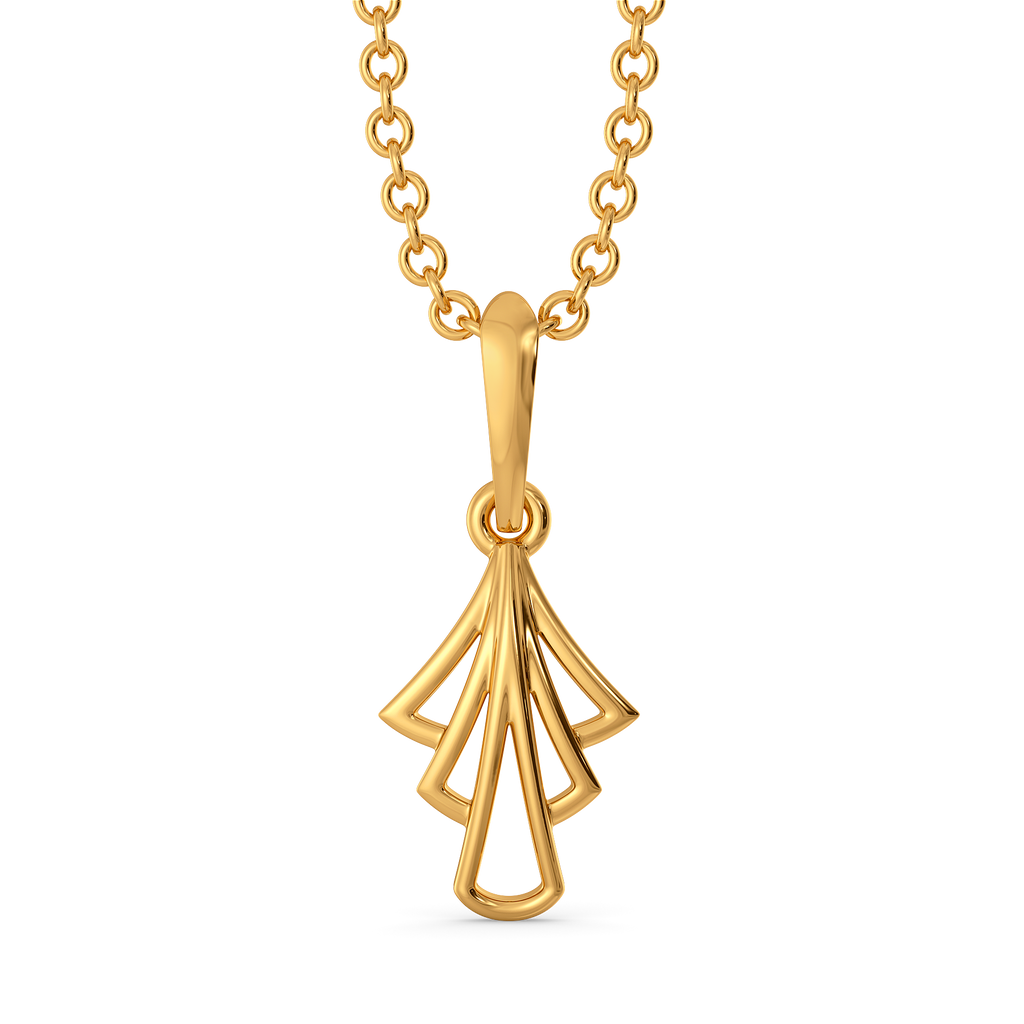 Hemline Grace Gold Pendants
