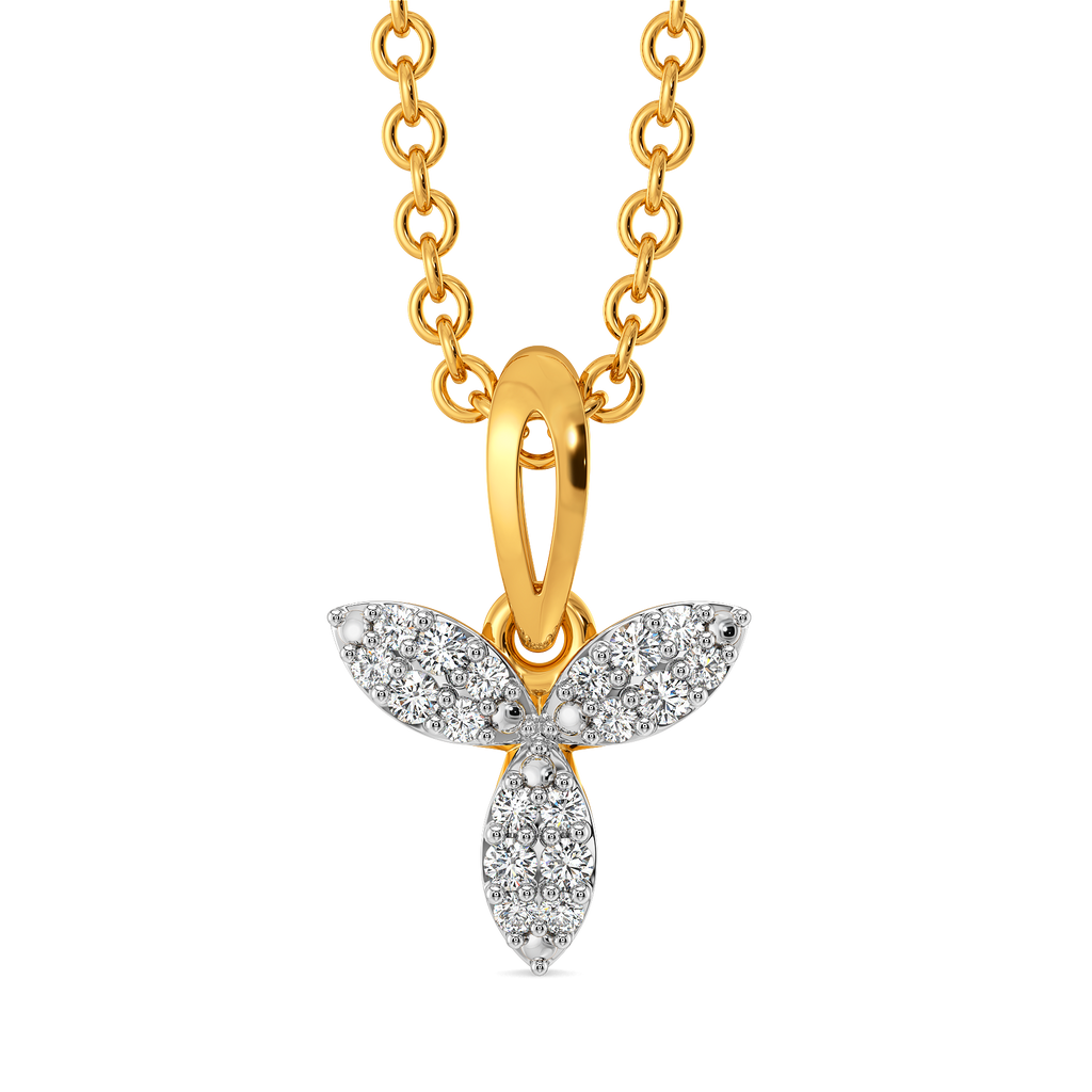 Bloom Drop Diamond Pendants