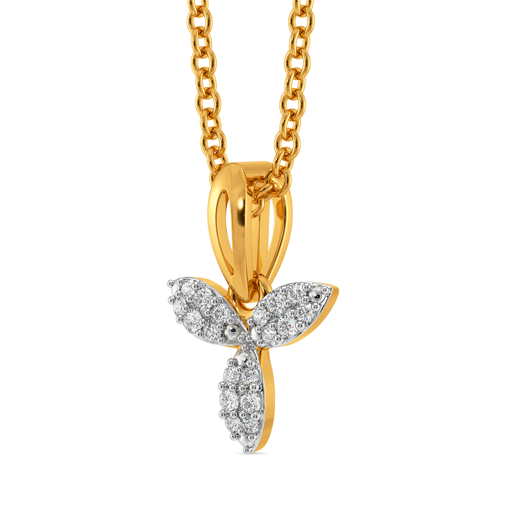 Bloom Drop Diamond Pendants