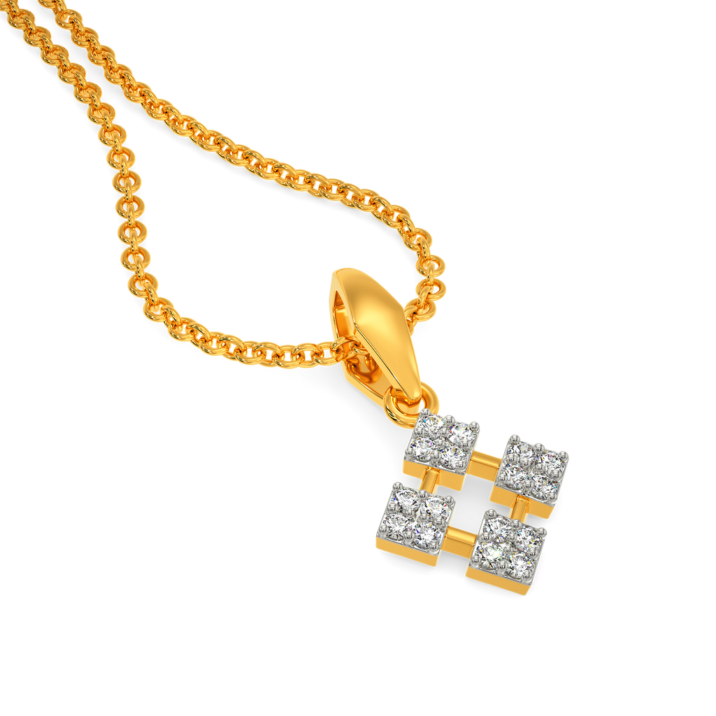 Luminous Links Diamond Pendants