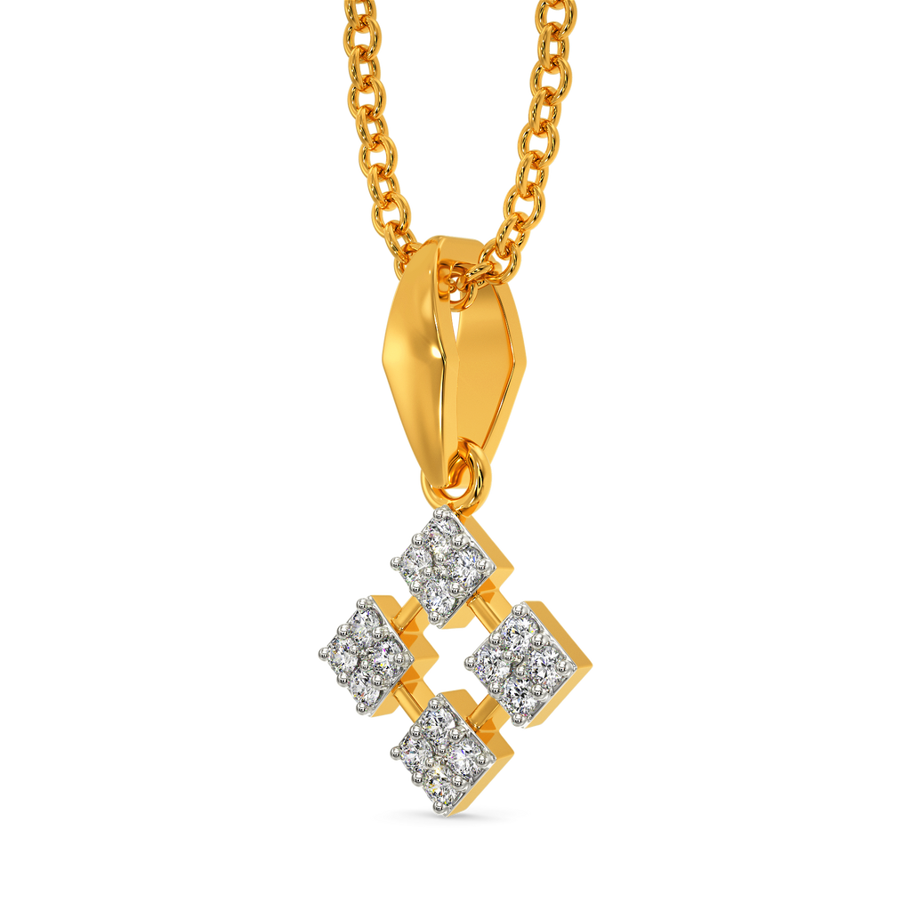 Luminous Links Diamond Pendants