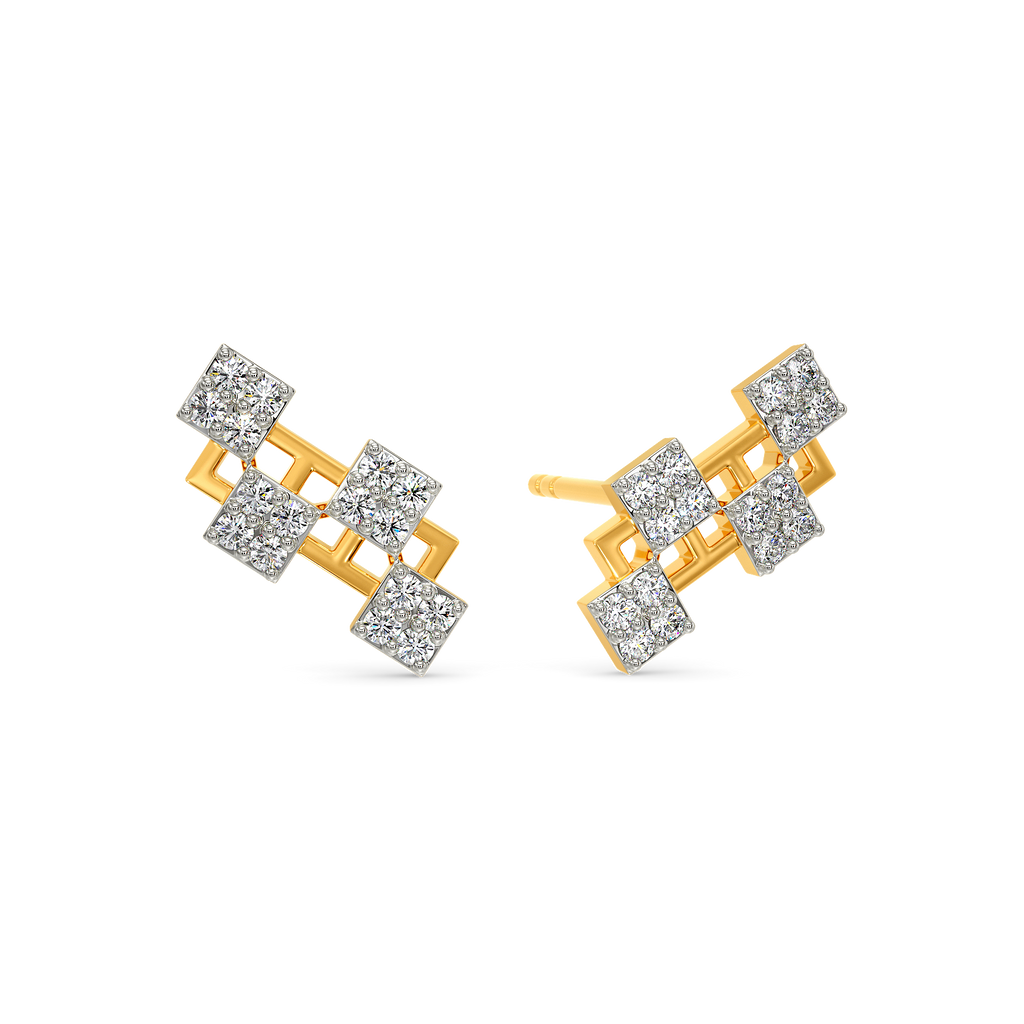 Luminous Links Diamond Earrings