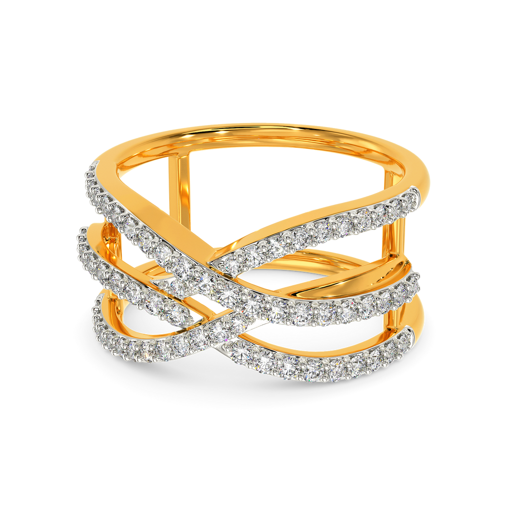 Shades of Beige Diamond Rings alternate view 2