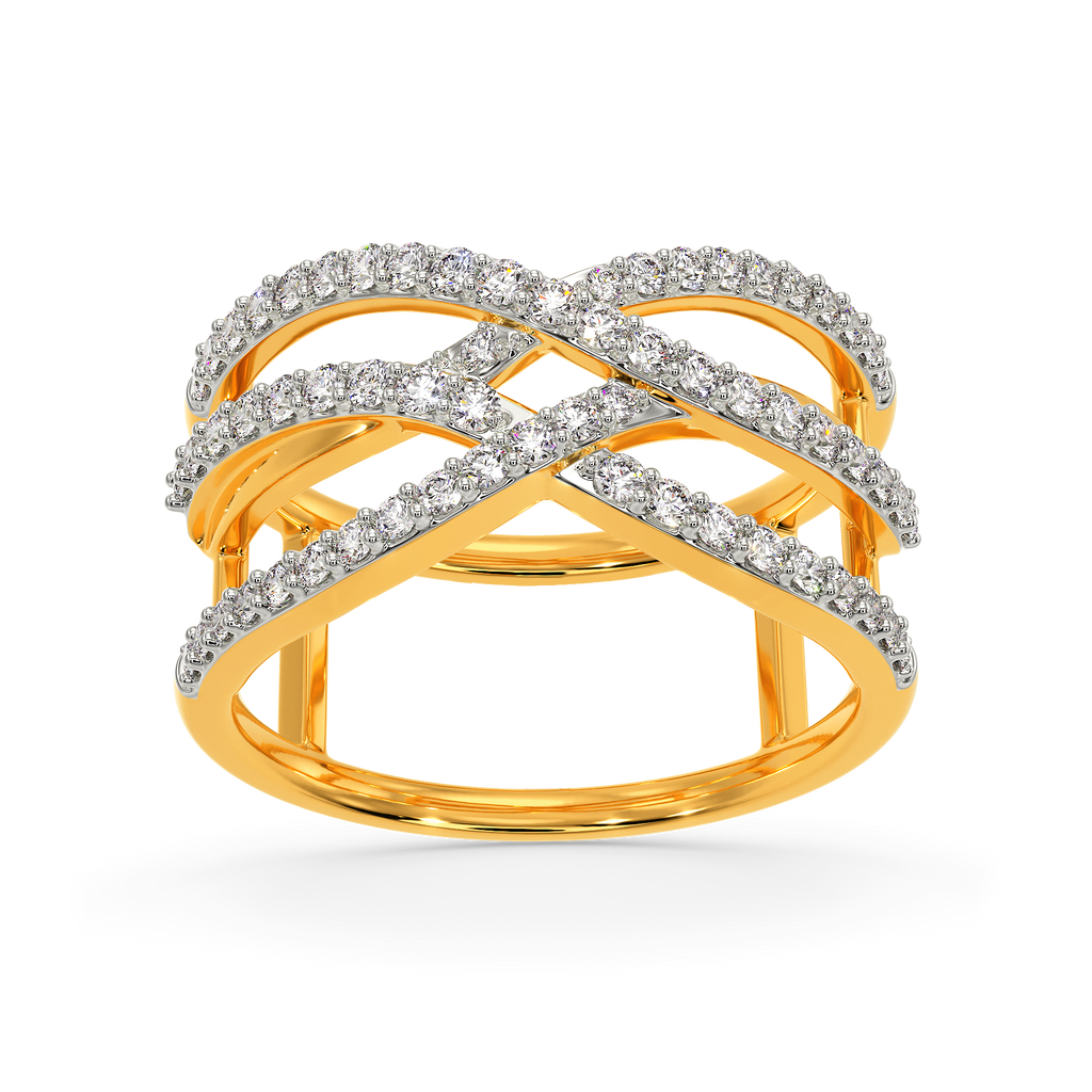 Shades of Beige Diamond Rings alternate view 3