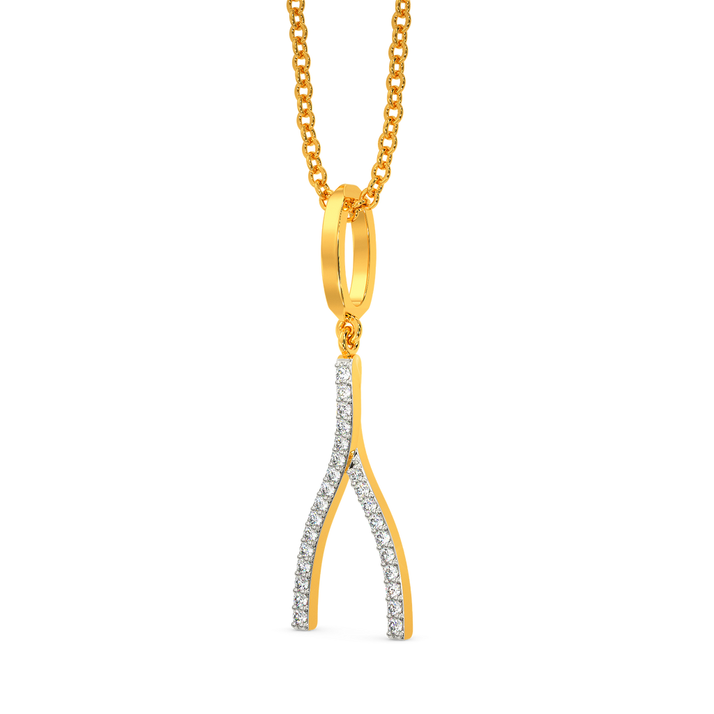 Shades of Beige Diamond Pendants