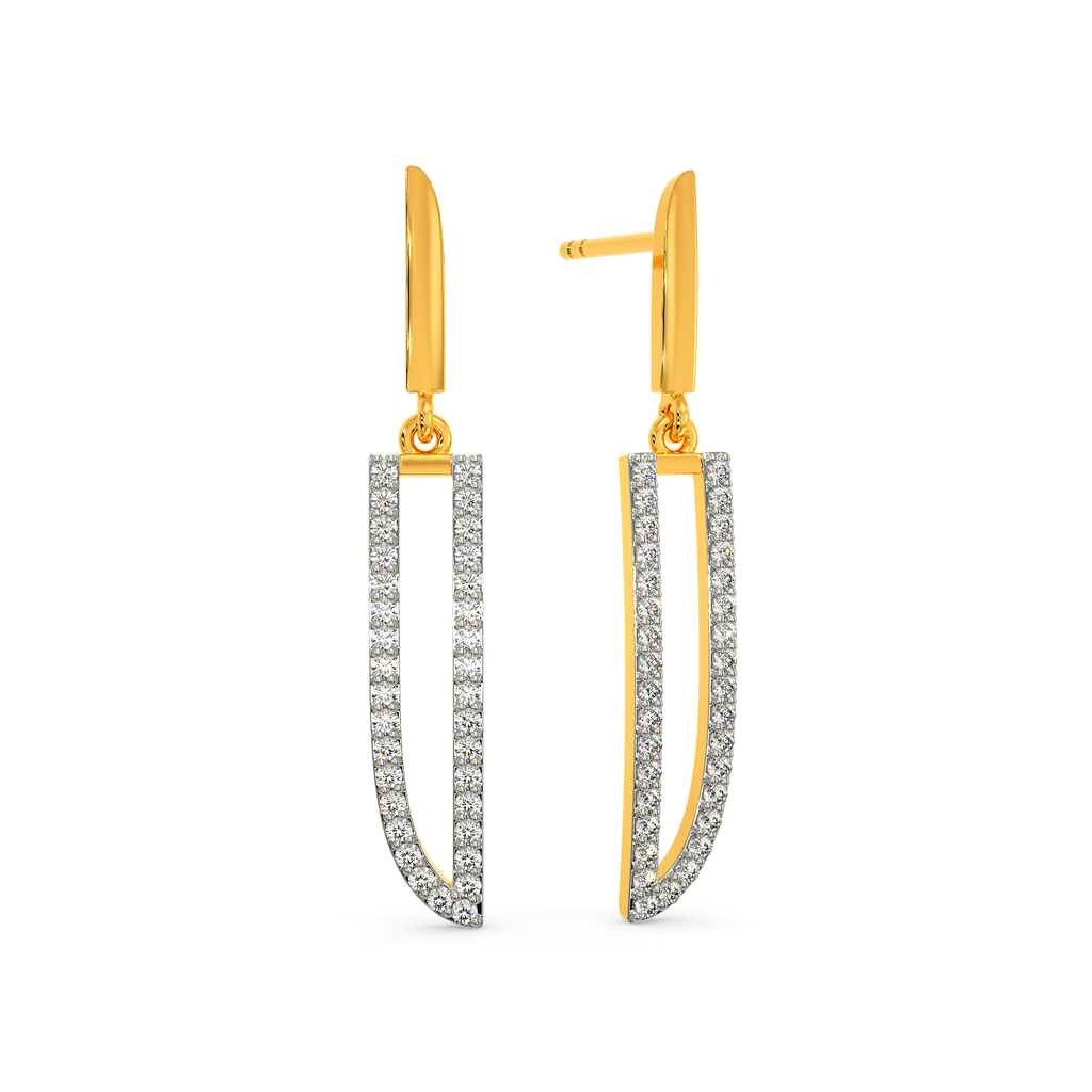 Dare to Beige Diamond Earrings