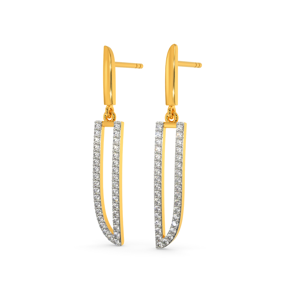 Dare to Beige Diamond Earrings