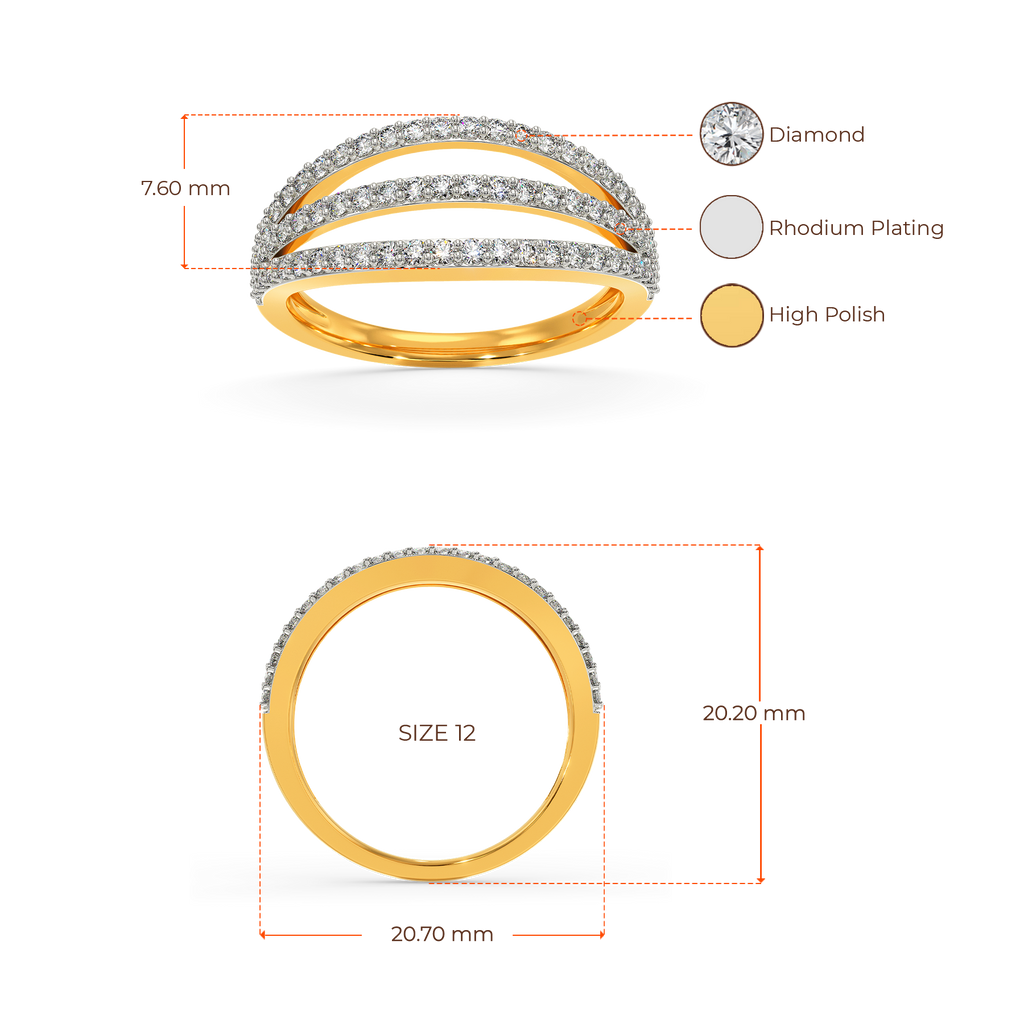 Dare to Beige Diamond Rings image