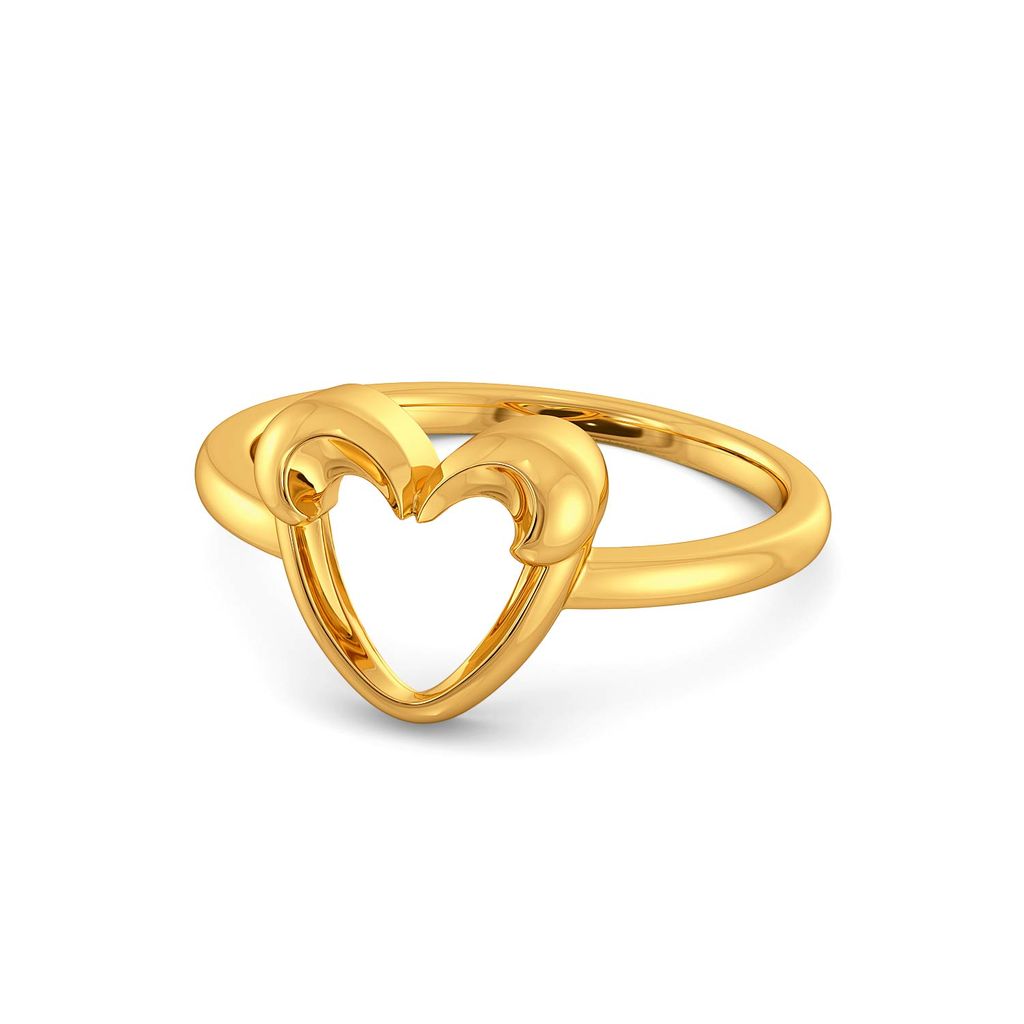 Love Palm Gold Rings alternate view 3