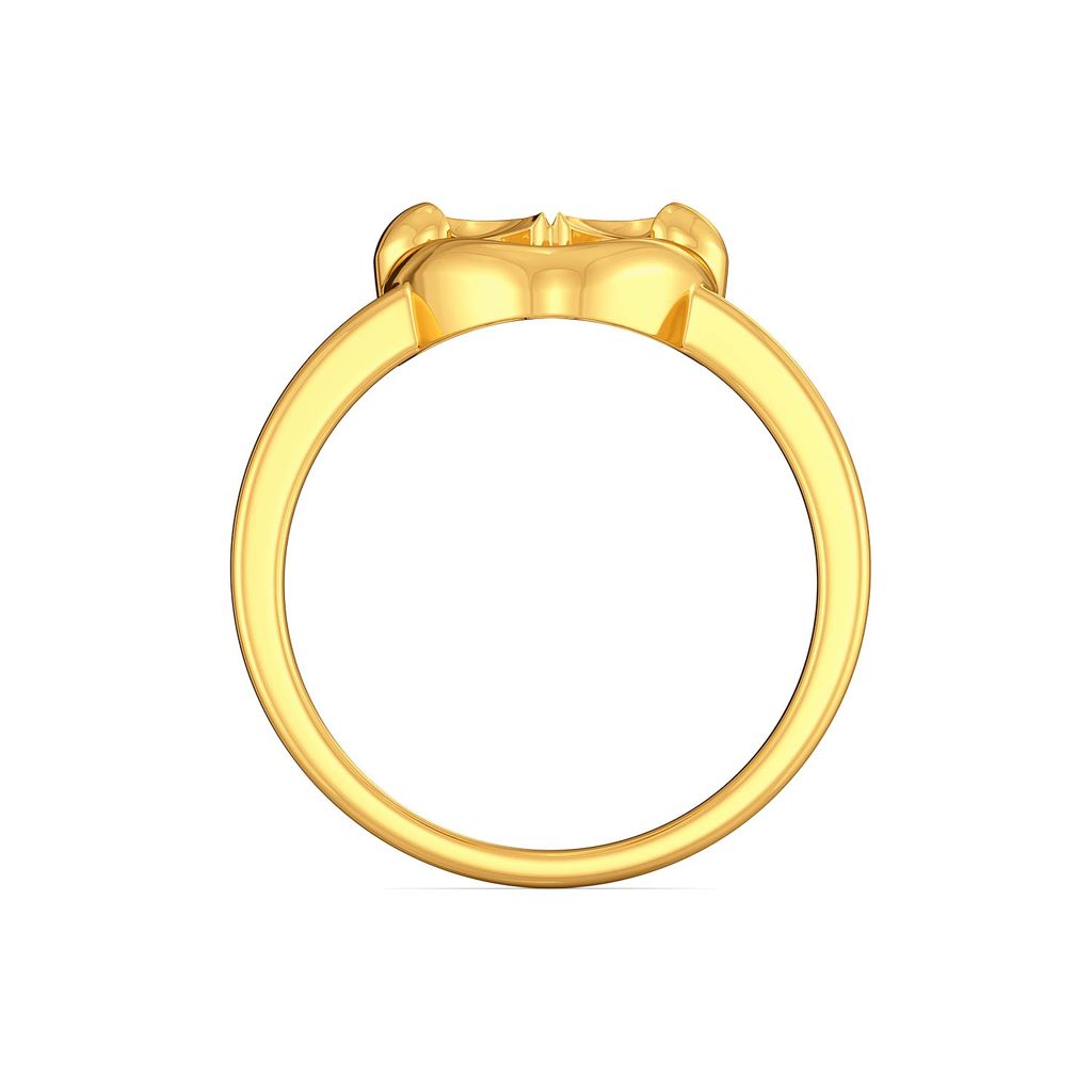 Love Palm Gold Rings image
