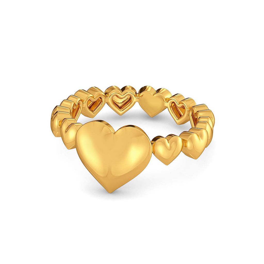 Club of Hearts Gold Rings alternate view 3