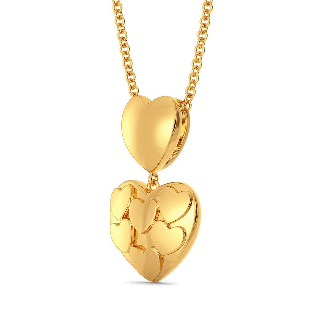 Club of Hearts Gold Pendants