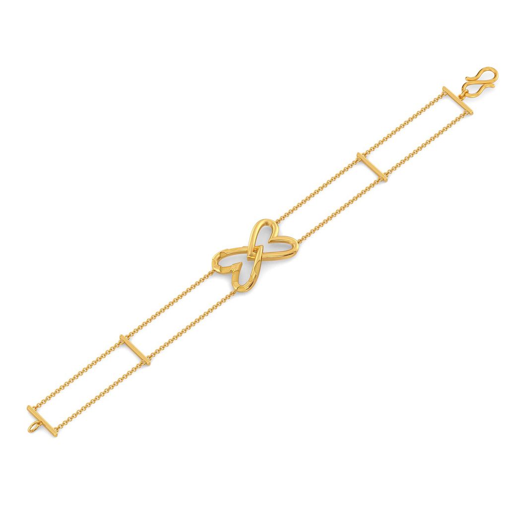 Love at First Sight Gold Bracelets