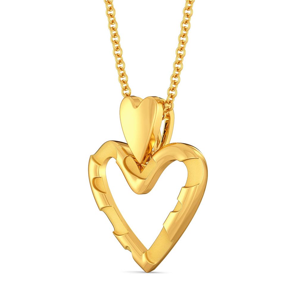 Love at First Sight Gold Pendants