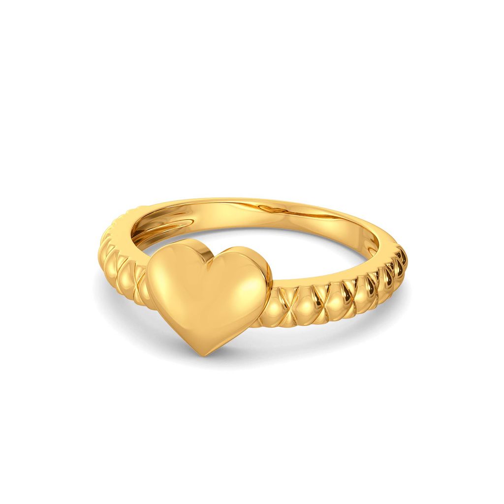Heart Stripe Gold Rings alternate view 3