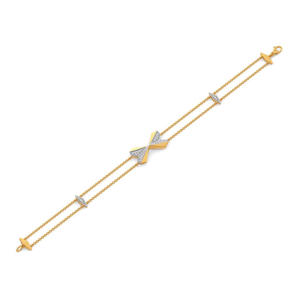 Heart Mache Diamond Bracelets