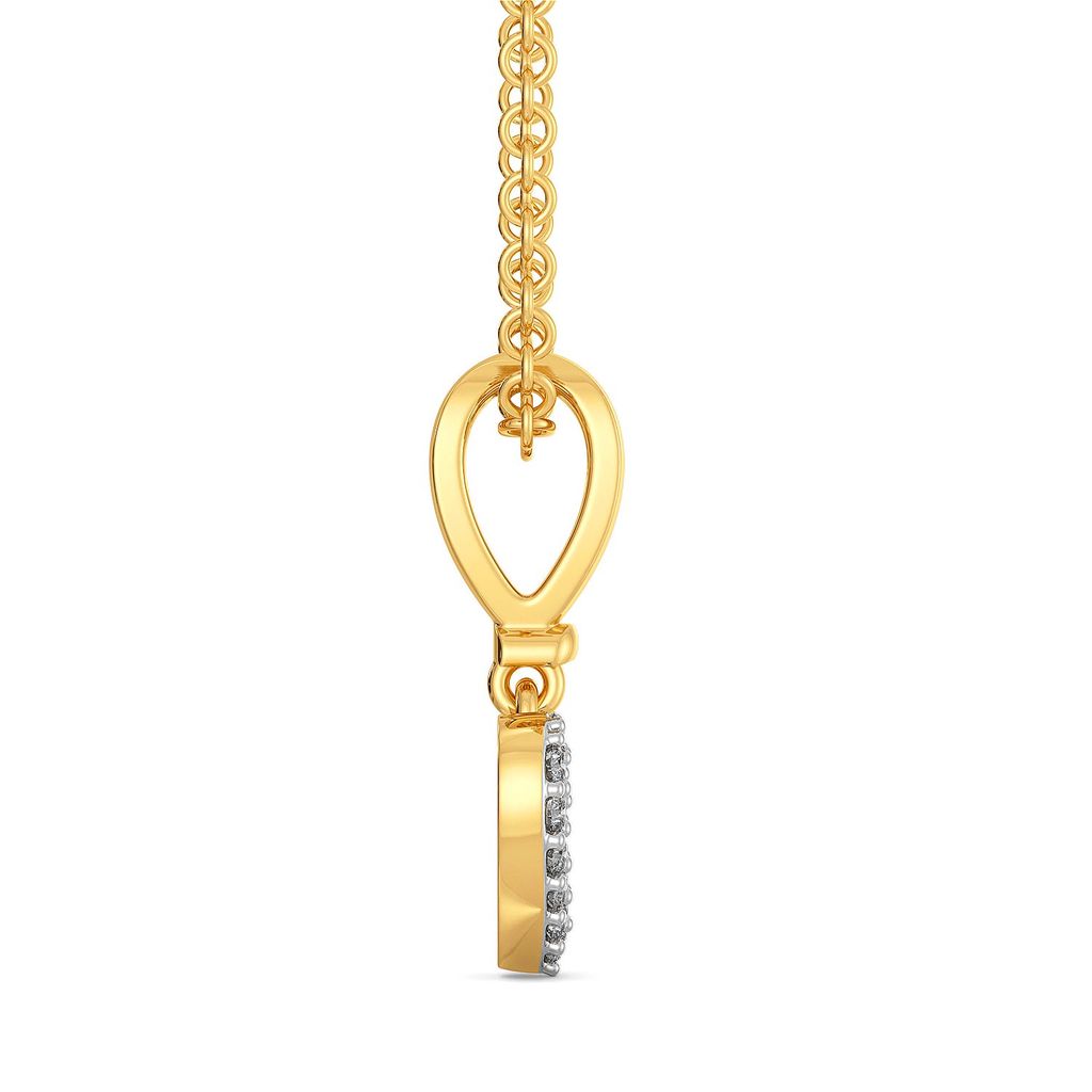 Knotty Hearts Diamond Pendants