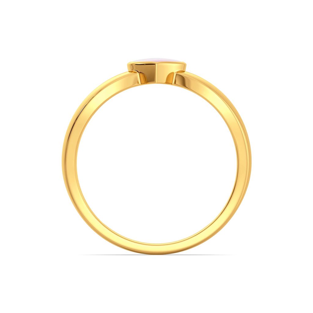 Blue Blush Gold Rings image