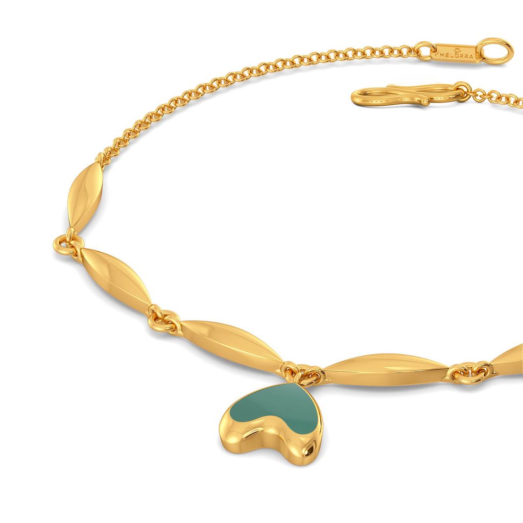 Seal the Teal Gold Bracelets