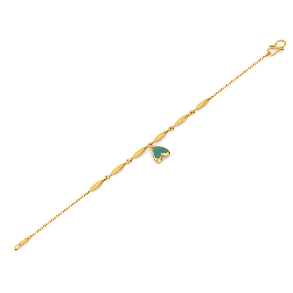 Seal the Teal Gold Bracelets