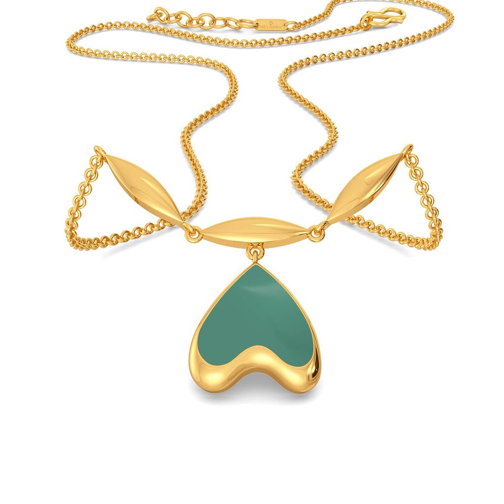 Seal the Teal Gold Necklaces