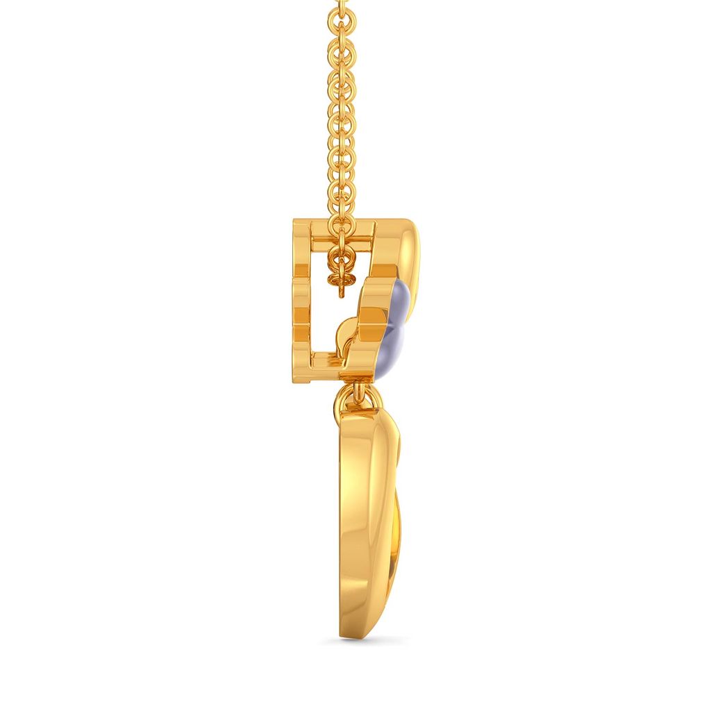 Bouquet of Hearts Gold Pendants