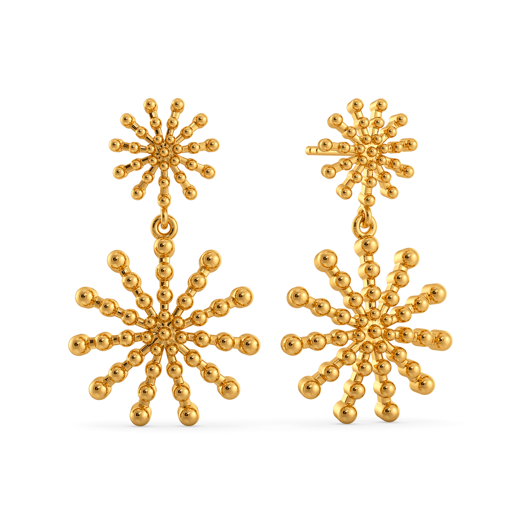 Catch the Light Gold Earrings