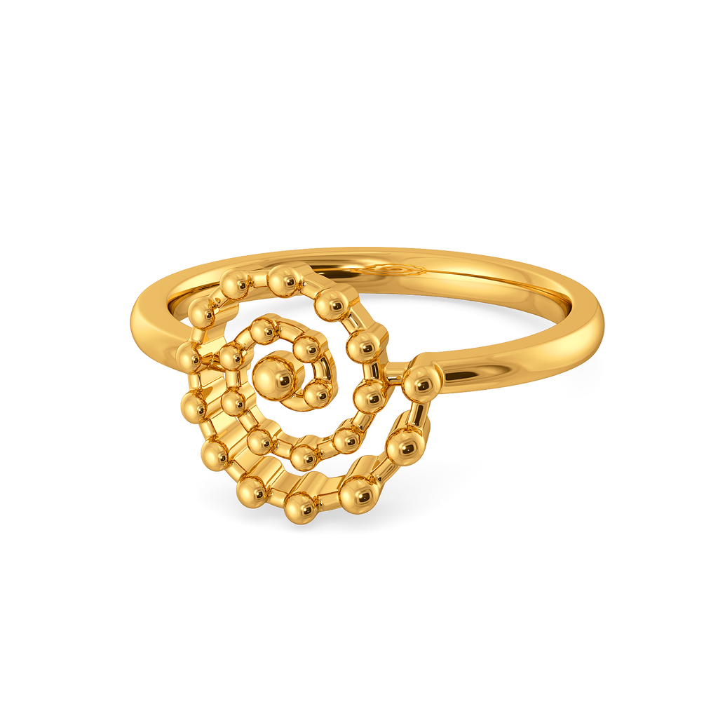 Leaned into Warmth Gold Rings alternate view 2