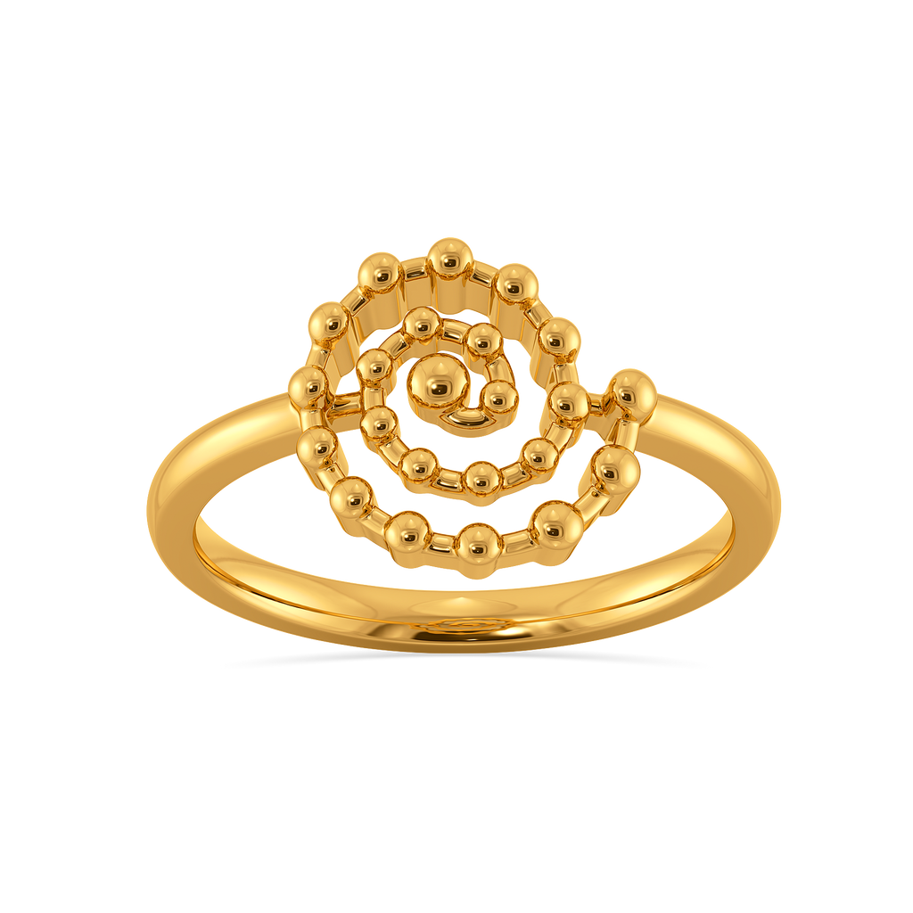 Leaned into Warmth Gold Rings alternate view 3