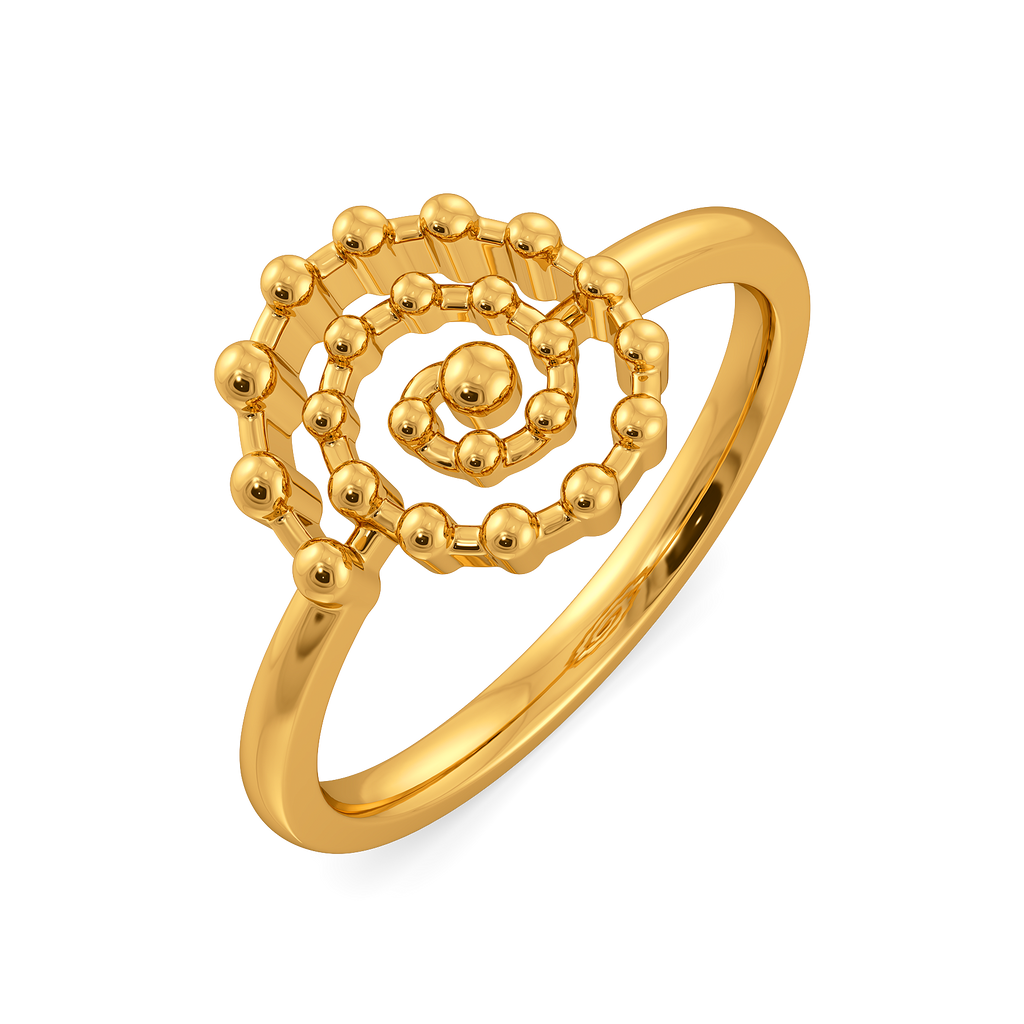 Leaned into Warmth Gold Rings