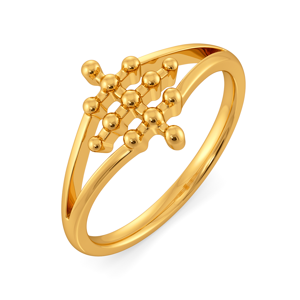 Golden Hour Feeling Gold Rings