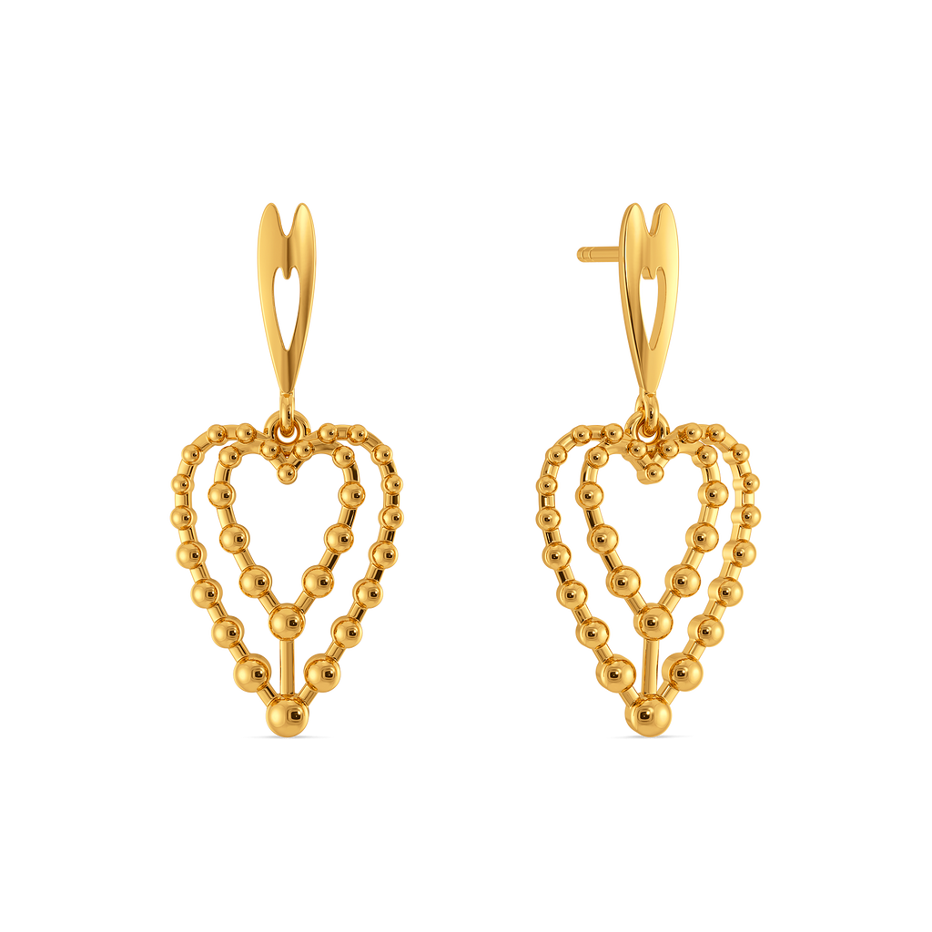 Sunlit Aura Gold Earrings