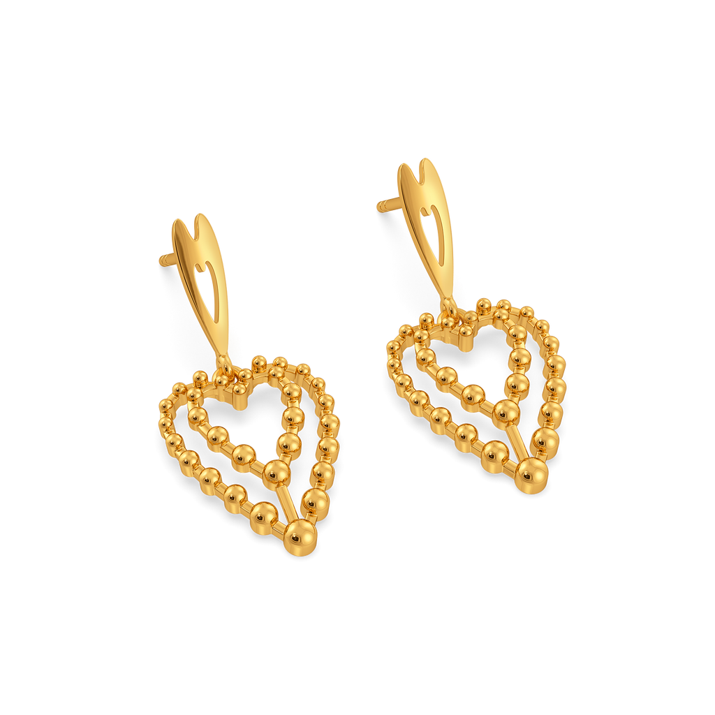 Sunlit Aura Gold Earrings