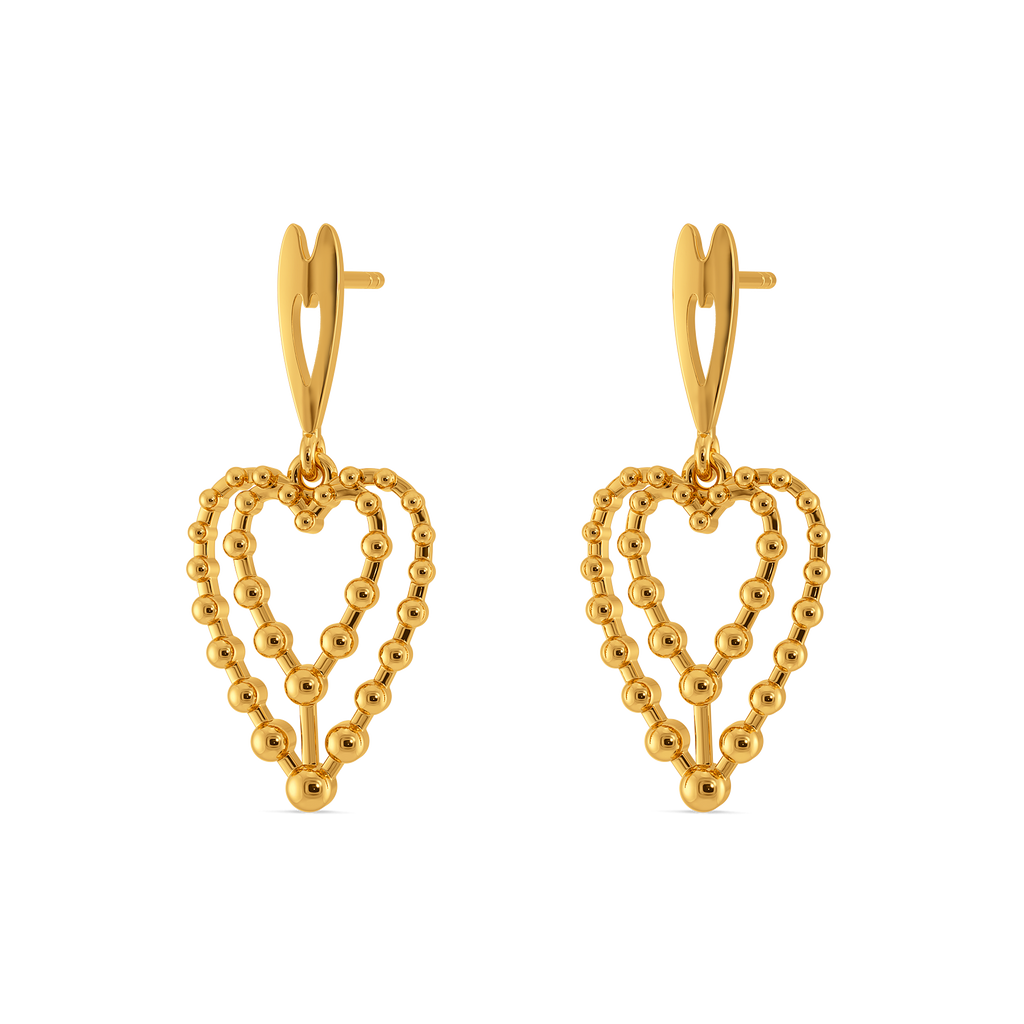 Sunlit Aura Gold Earrings
