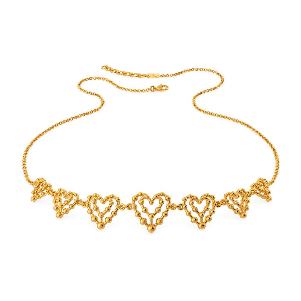 Sunlit Aura Gold Necklaces