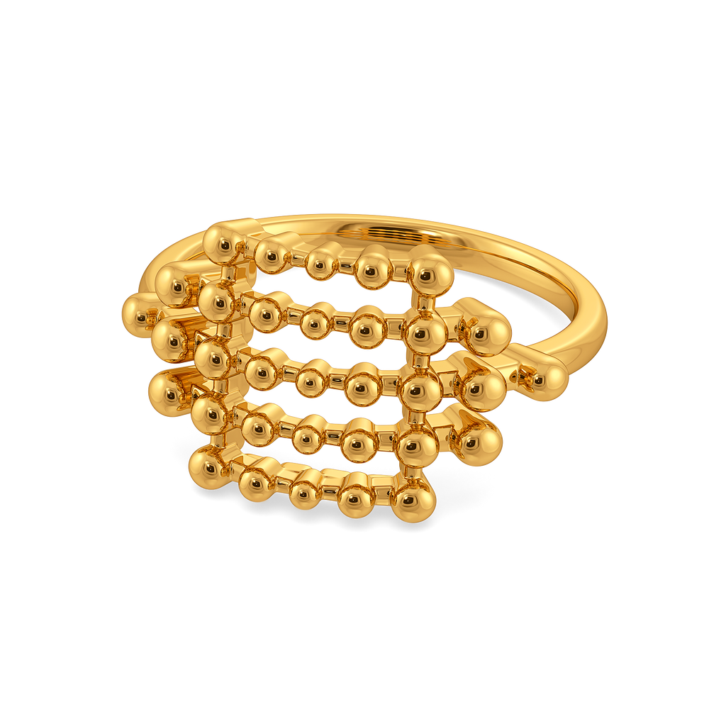 Sunbeam Charm Gold Rings alternate view 2