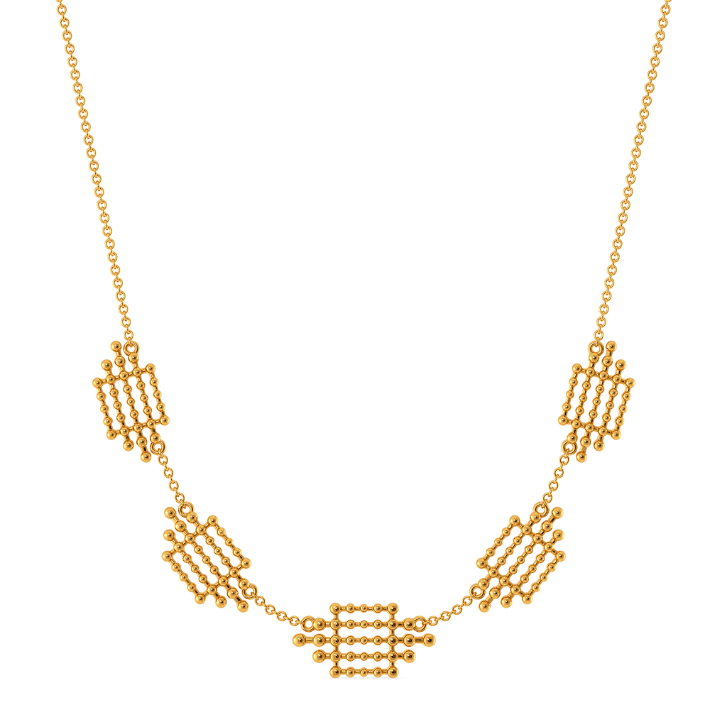 Sunbeam Charm Gold Necklaces