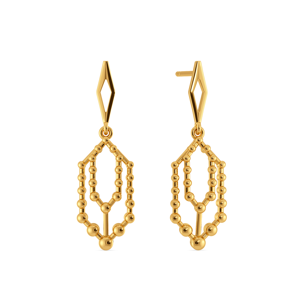 Golden Hour Magic Gold Earrings