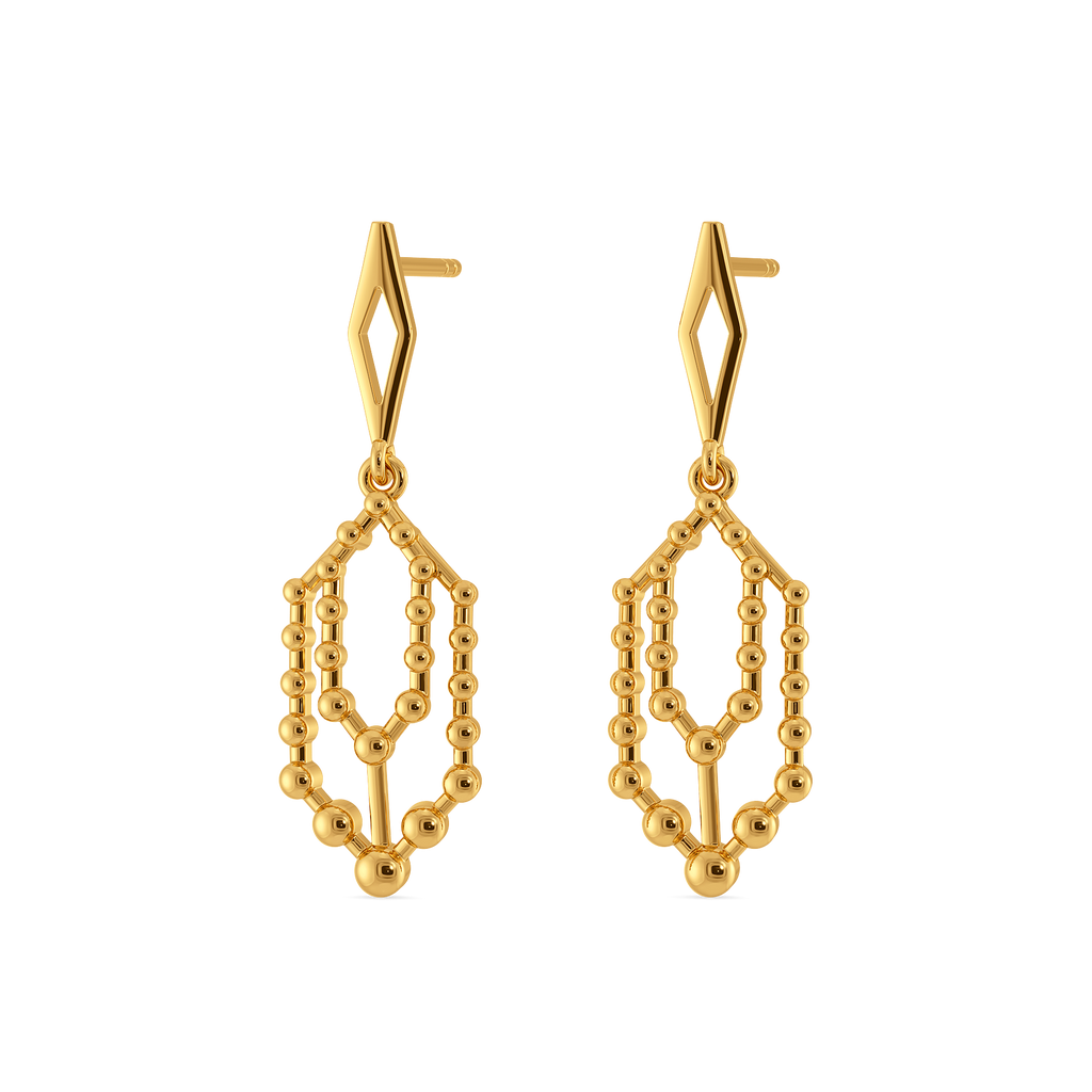 Golden Hour Magic Gold Earrings