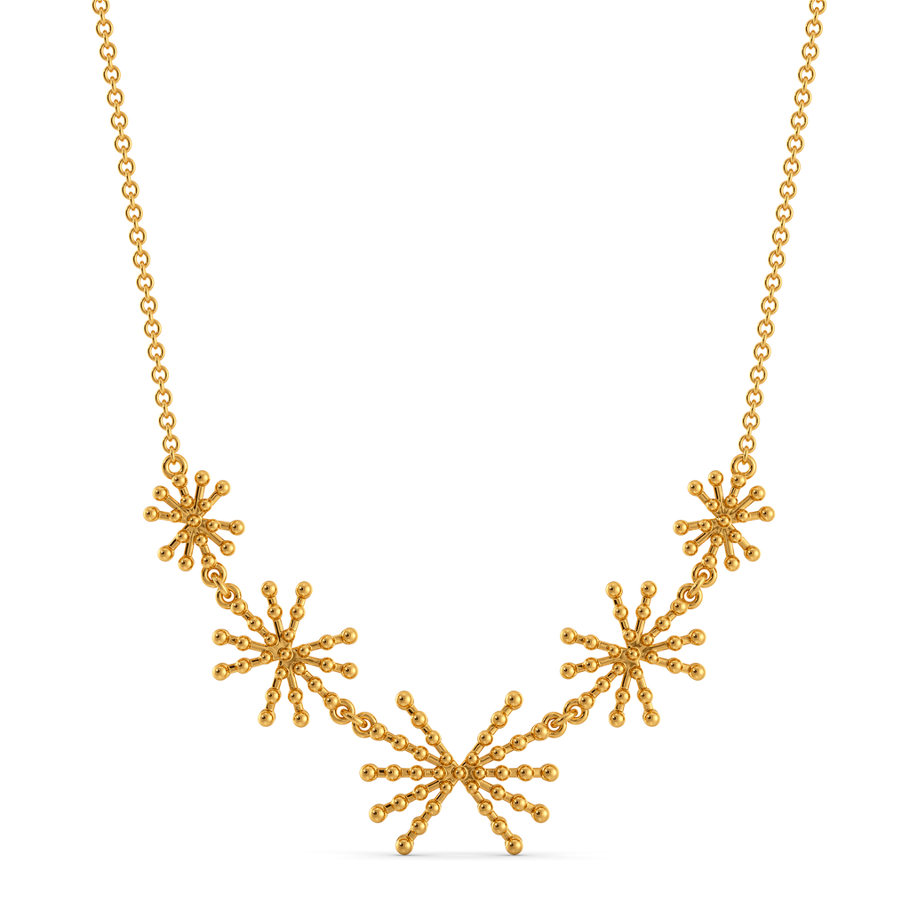Soft Sunset Glow Gold Necklaces