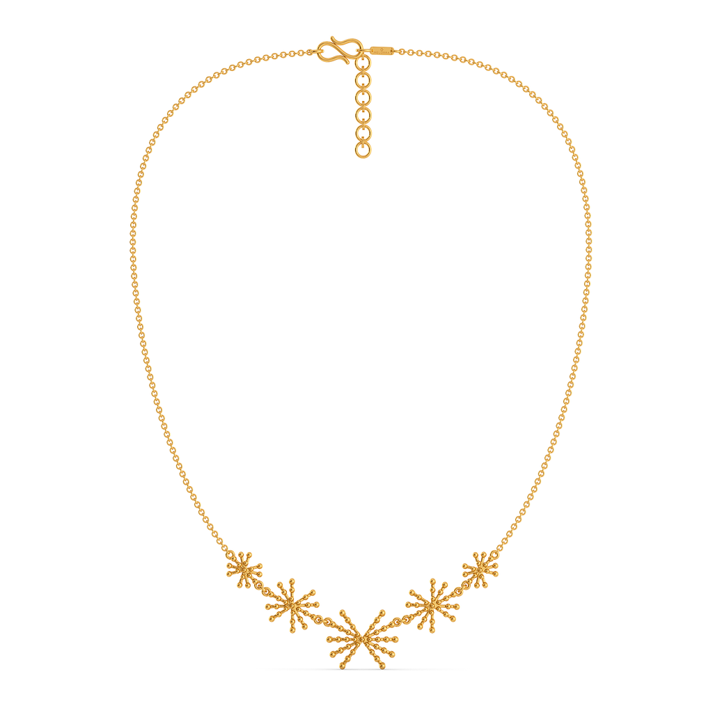 Soft Sunset Glow Gold Necklaces