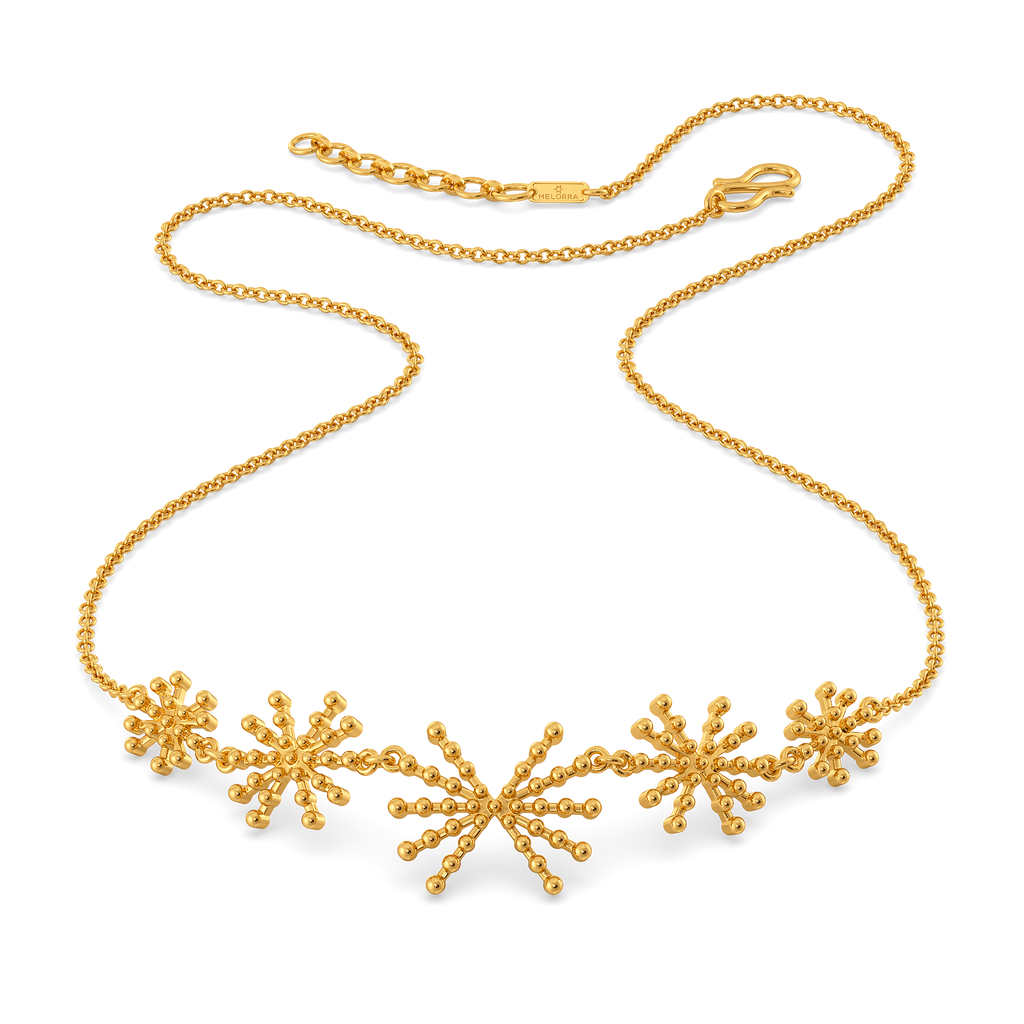 Soft Sunset Glow Gold Necklaces