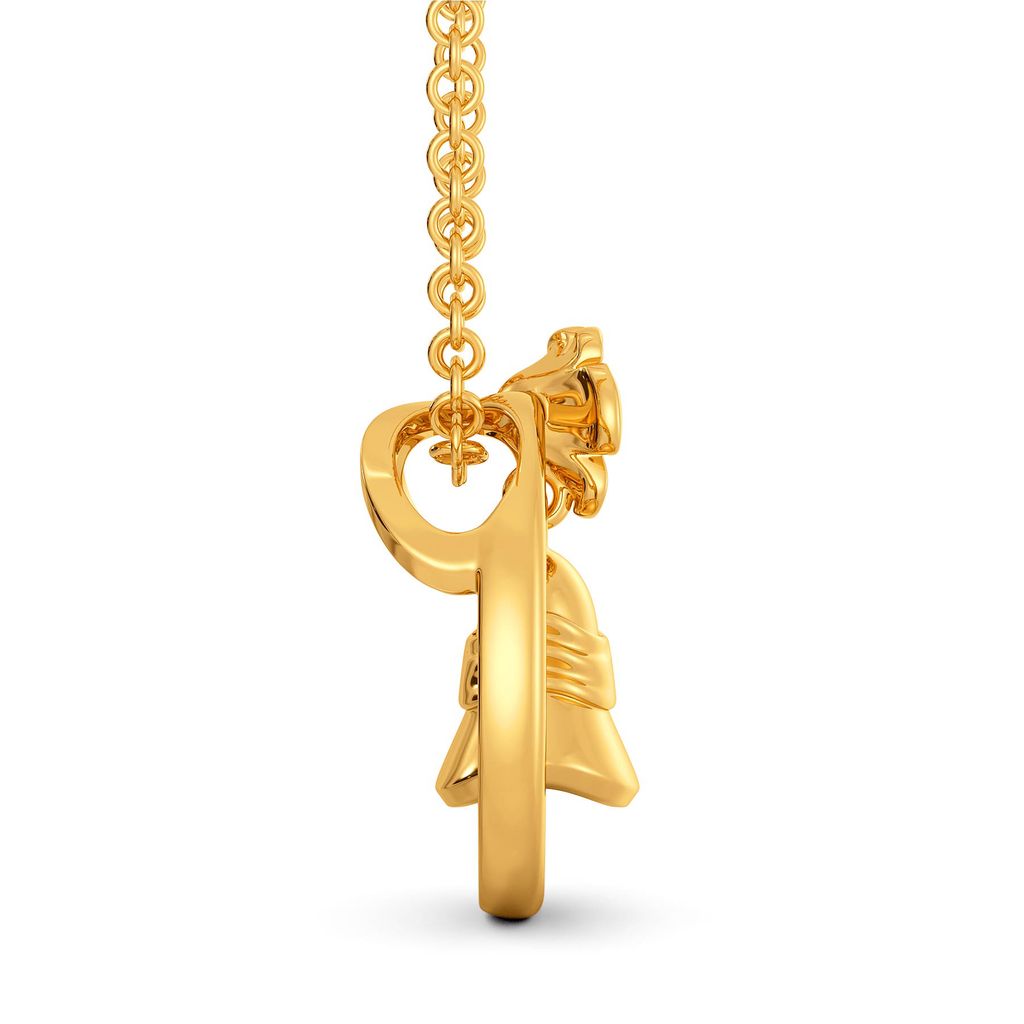 Floret Bucket Gold Pendants