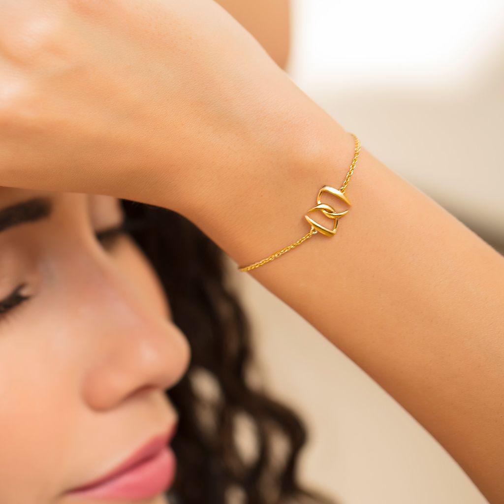 Hint of a Hat Gold Bracelets