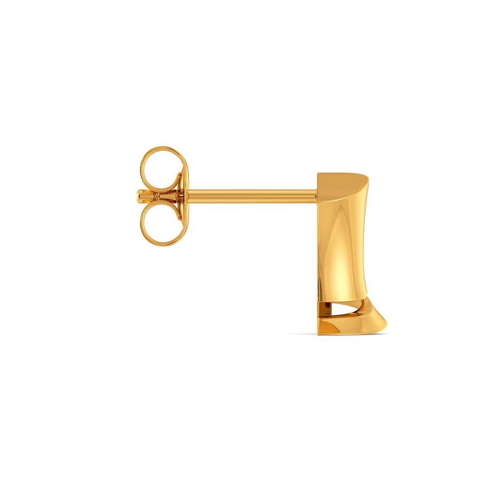 Hat to Happen Gold Earrings