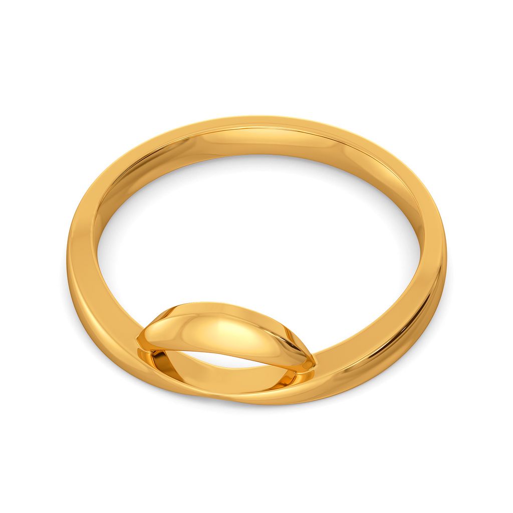 The Hat Trick Gold Rings alternate view 3